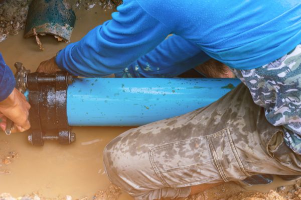 Underground Water Line Repair in St Louis